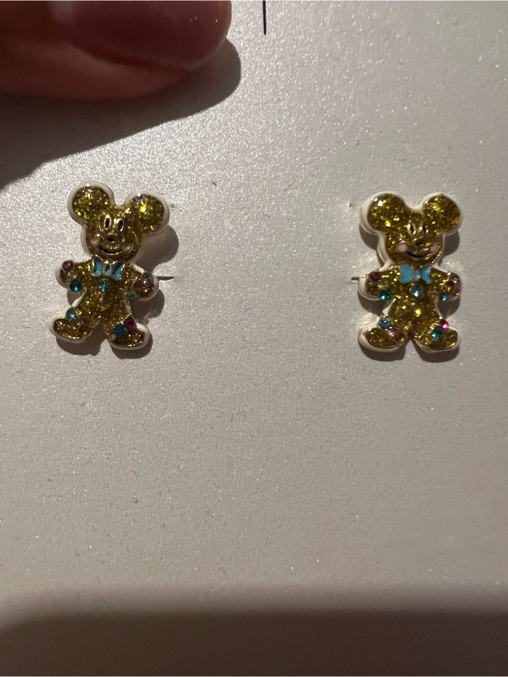 BaubleBar Mickey Gingerbread Earrings